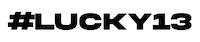 Lucky 13 Sticker by Cheer Athletics Rockwall
