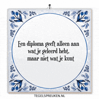 Diploma Trots GIF by Tegelspreuken.nl