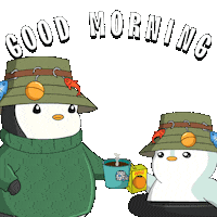 Relaxing Good Morning Sticker by Pudgy Penguins