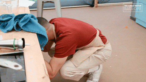 Look Waiting GIF by The Great British Bake Off
