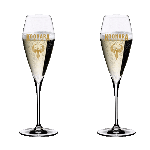 Koonara cheers wine champagne sparkling Sticker