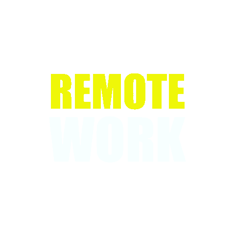 Remote Work Sticker by Impact Brands