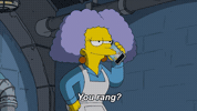 Call Me Hello GIF by The Simpsons