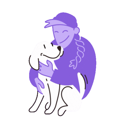 braaaf dog wink hond knipoog Sticker