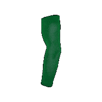 Customnumbered green custom sleeve wpw Sticker