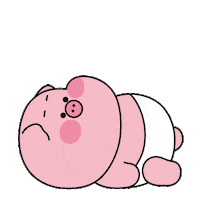 handeongi help pig tear 캐릭터 Sticker