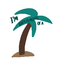 Tropical Christmas Sticker