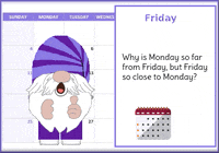 Days Of The Week Gnome GIF