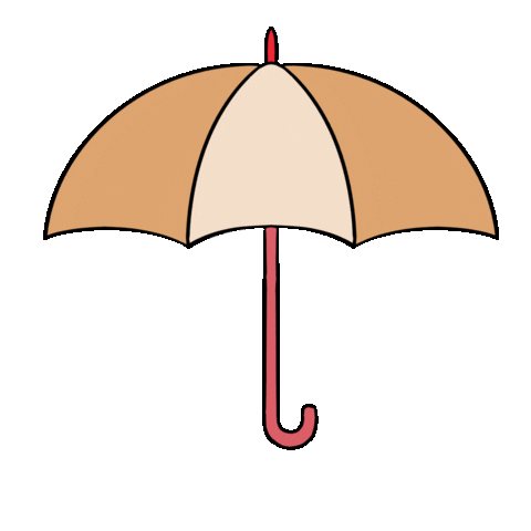 Dog Raining Sticker by Ai and Aiko