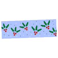 Christmas Holly Sticker