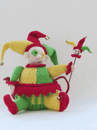 TeaCosyFolk clown knitting fool teacosyfolk GIF