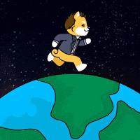 Space Earth GIF by Dogelon Mars