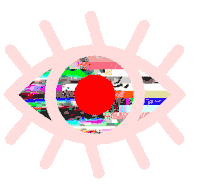 Pink Rainbow Sticker by mess