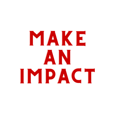 texastechsocialfundraising giphygifmaker impact donate give Sticker