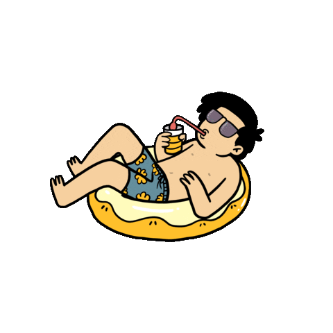 Summer Swimming Sticker by Ryset