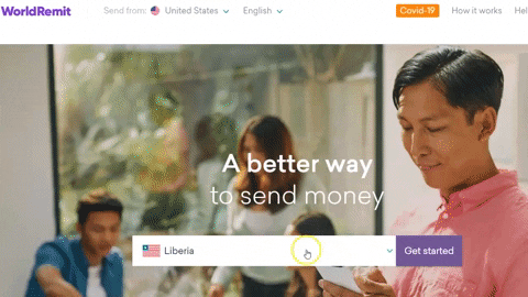 JensFrederik giphygifmaker worldremit send money to liberia GIF