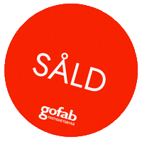 Sticker by Gofab Fastighetsbyrå
