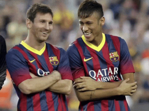Messi And Neymar GIF