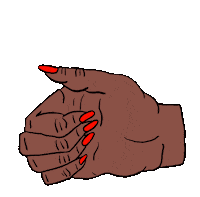 Hand Drawing Thumbs Up Sticker