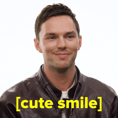 Nicholas Hoult Smile GIF by BuzzFeed