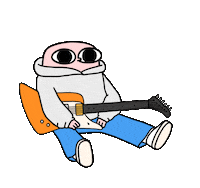 Bean Feeling Lonely Sticker by Boy Pablo
