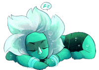steven universe sleeping Sticker