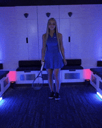 Womens Tennis GIF by DePaul Blue Demons
