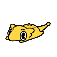 Creyong sleep gecko 도마뱀 졸림 Sticker