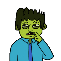 Thinking What Sticker by herbertonic