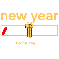 Greeting New Year Sticker by The Graphic Link