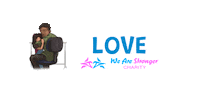 We_Are_Stronger love anti-bully wearestronger wearestrongercharity Sticker
