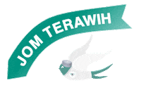 Kopiah Flying Sticker by fgwalet