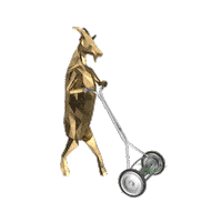 Yard Work 3D Sticker by Premium-Goats