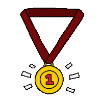 First Place Running Sticker by Charisma Movement