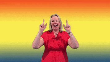 LightSocial point pointing this check this out GIF