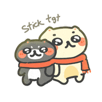 Stick Together In Love Sticker