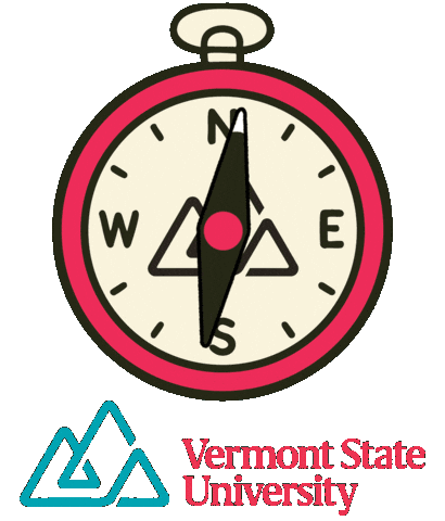New England Johnson Sticker by Vermont State University