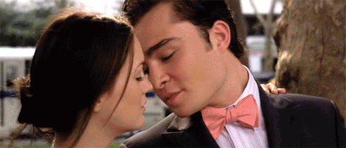 kissing leighton meester GIF