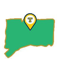 New England T Sticker by TrinityCollege