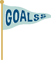 flag goals Sticker