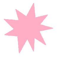 poposolitaire pink star stars rose Sticker