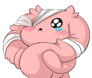Sad Pink Sticker by Jin