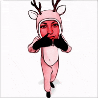 Merry Christmas Happy Dance GIF by The3Flamingos