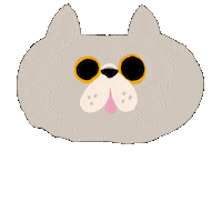 alicemck cat slurp funnycat hungry cat Sticker