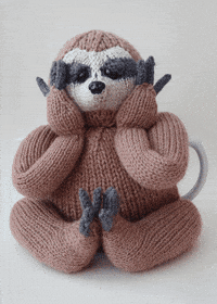 Three Toed Sloth Wildlife GIF by TeaCosyFolk