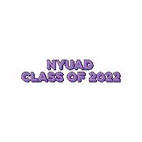 Class Of 2022 Nyuad Sticker by NYU Abu Dhabi