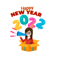 Happy New Year Sticker by mastersystem