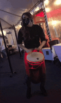 Crystalpercussion drummer bongos djembe percussionist GIF