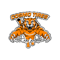 Tony The Tiger Sticker by Cosmo Tires