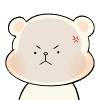 Angry Bear Sticker